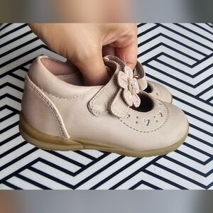 Rachel Shoes Pink Dress Shoes with Flower Accent